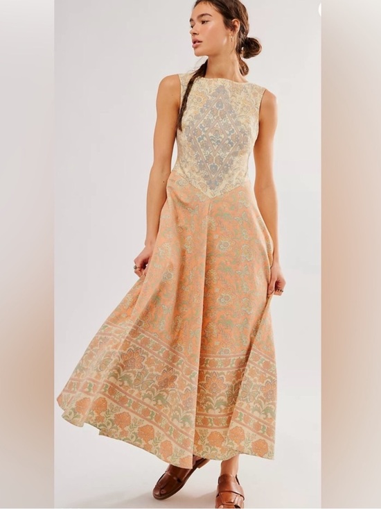 Free People Dresses & Skirts - Free People Boho Western Malena Maxi Dress Size S